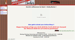 Desktop Screenshot of becker-spielwaren.de